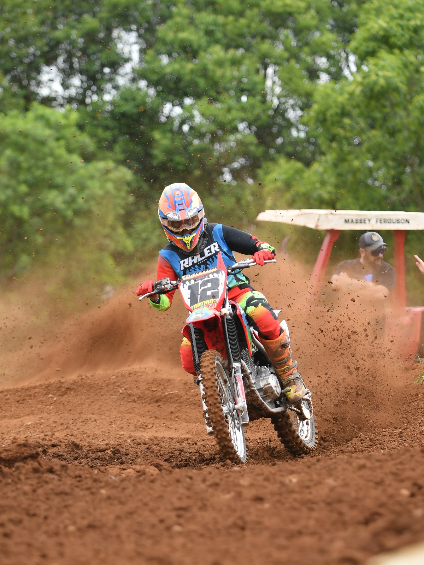 Motocross — antes e depois depois