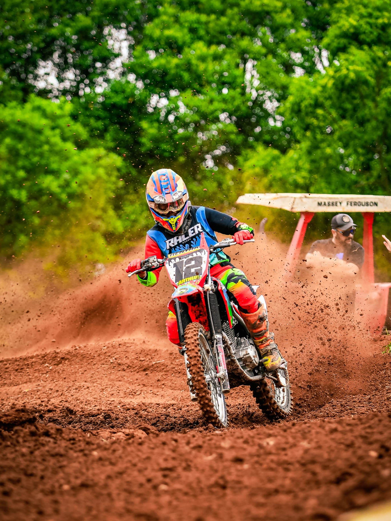 Motocross — antes e depois antes